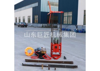 岩芯取样钻机山东巨匠提供两相电地质勘探钻机QZ-1A 型