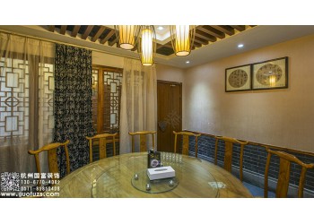 杭州西湖区川菜设计装修公司,工装设计装修就选浙江国富装饰