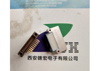 锦宏牌 J63A带导向孔法兰安装压接微矩形连接器
