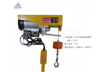 东弘pa 500微型电动葫芦生产厂家