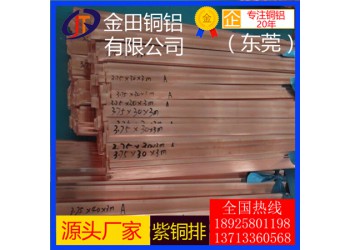 t8紫铜排-优质t2耐冲击紫铜排，高硬质t6紫铜排