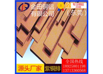 t8紫铜排*高纯度t3耐冲击紫铜排，高韧性t5紫铜排