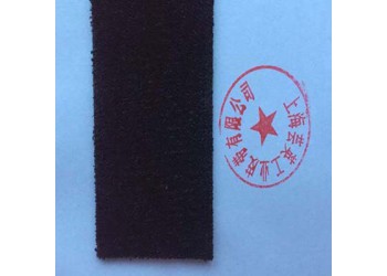 黑短绒糙面带，黑绒布K-71