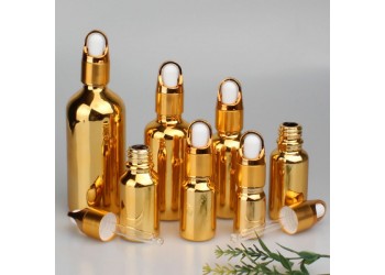精油滴管瓶电镀厂，精油滴管瓶真空电镀厂，精油滴管瓶UV电镀厂