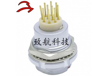 致航推拉自锁连接器FGG航空插头线束线缆连接件