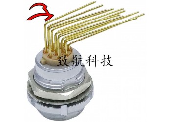 致航自锁连接器ECG长弯针航空插座接插件