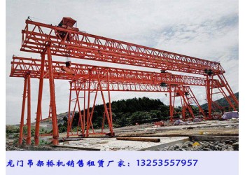 河南郑州龙门吊租赁厂家两台100吨30米跨9米龙门吊