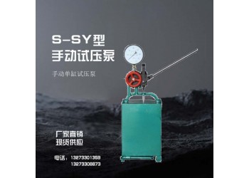 衡水厂家供应电动试压泵 打压泵 手动试压泵