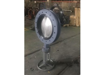 跃正船用螺旋式中心型U型法兰蝶阀短系列GB/T3036