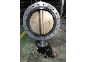 跃正船用法兰式中心型涡轮不锈钢板蝶阀GB/T3036-94