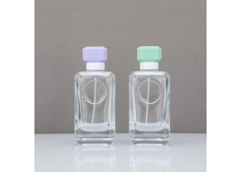 香水玻璃瓶抛光打磨厂家，香水瓶丝印烫金加工厂家