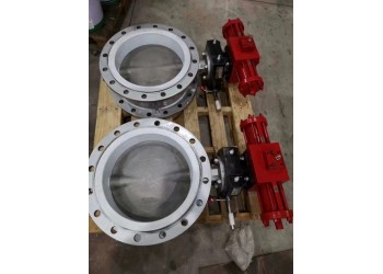 跃正船用液压法兰式中心型双相钢蝶阀GB/T3036-94