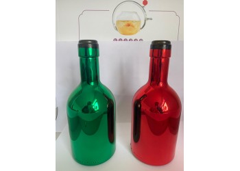 小酒瓶电镀加工厂，小酒瓶丝印烫金加工厂