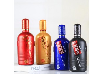酒瓶喷漆加工厂，酒瓶丝印烫金加工厂