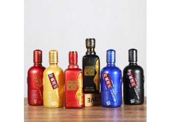 酒瓶喷涂加工厂，酒瓶丝印烫金加工厂