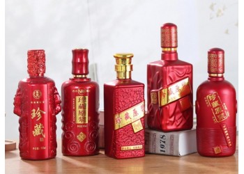 广州酒瓶喷油加工厂，广州酒瓶丝印烫金加工厂