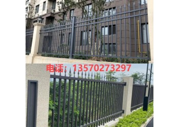 定制锌钢围墙护栏 学校小区围墙栏杆焊接式铁艺防爬护栏厂家