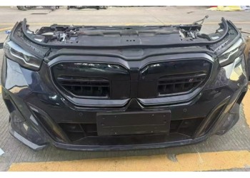 宝马5系 G60 G68前嘴 龙门架 电子扇 水箱 冷凝器