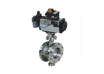 气动法兰硬密封蝶阀-D643H