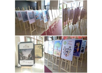 西安书画展架搭建 西安摄影展板搭建 喷绘桁架 活动庆典布置