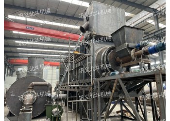 回转式河道污泥炭化机绿色节能生物质炭化炉