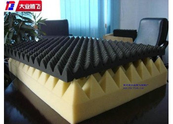 厂家生产大业腾飞机车阻燃波浪形隔音海绵