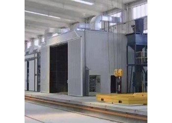 集成化设计无基础喷砂房涂装前处理设备