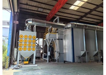 全自动打砂房刮板回砂除尘净化设备