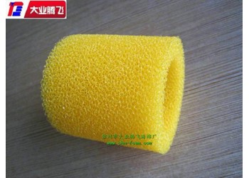 厂家生产大业腾飞黄色开孔海绵管