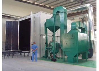 非标定制刮板式喷砂房适配复杂工况