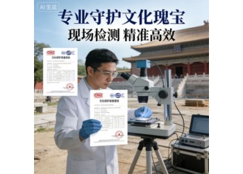 文物保护装备检测出 CNAS和CMA 报告