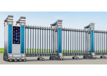 河北伸缩门厂家，沧州伸缩门安装，任丘伸缩门生产厂家