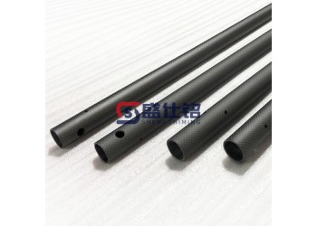 碳纤维圆管（带孔款）高强度  易安装 工业结构件减重优选