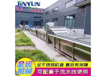 全自动辣椒果蔬清洗流水线 黄瓜蔬菜清洗设备 菠菜气泡清洗线