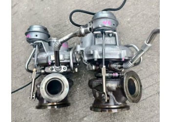 宝马N63 4.4T涡轮增压 中冷器 涨紧轮 空调泵