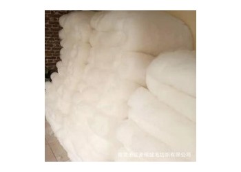 批发细致羊绒絮片羊绒被做被子填充物